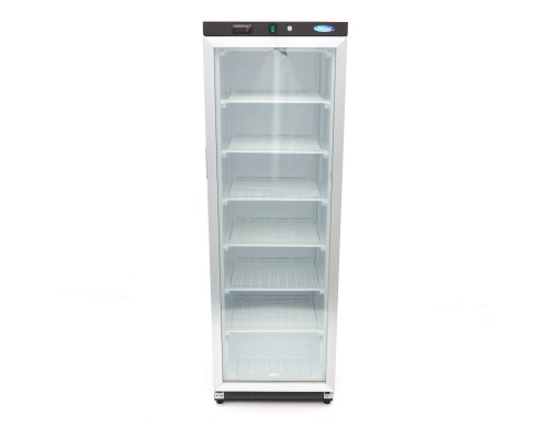 Freezer - 400L - Black - with Glass Door