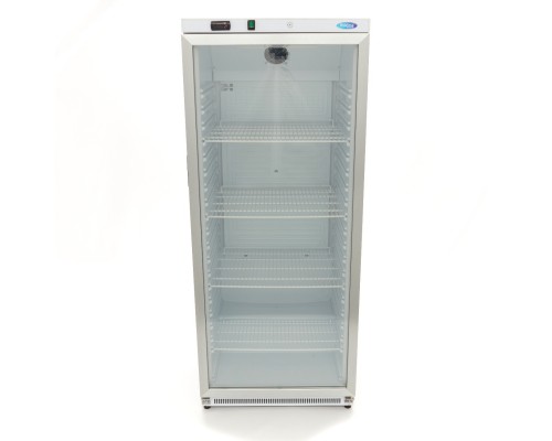 Fridge - 600L - White - with Glass Door