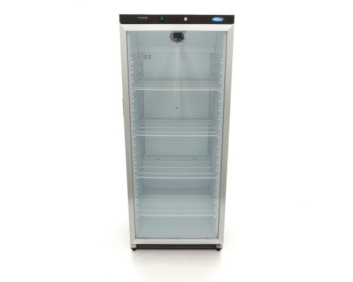 Fridge - 600L - Black - with Glass Door