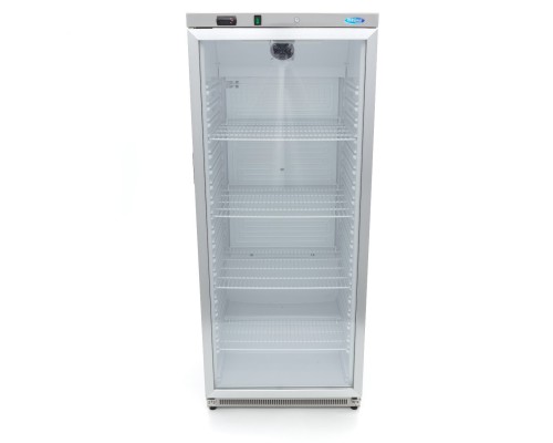 Fridge - 600L - Stainless Steel - with Glass Door