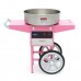 Candy Floss Machine – Ø 52cm – Pink – with Cart