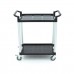 Serving Trolley – 2 Plastic Shelves – 86,5 x 42,5cm