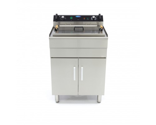 Deep Fryer - 35L - 1 Basket - with Drain Tap - 400V