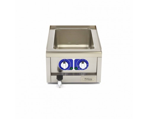 Bain Marie - Single Unit - 60cm - with Drain Tap - Electric