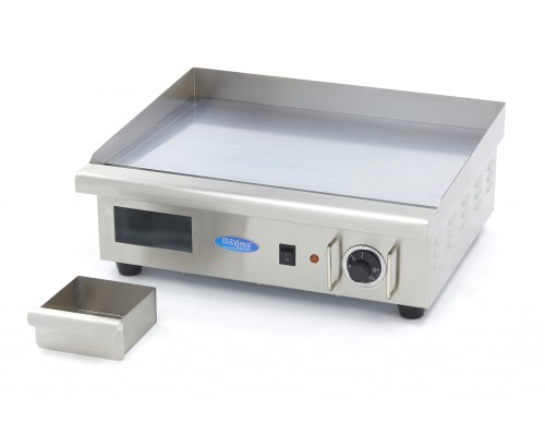 Griddle - Smooth Chrome - 55cm - incl Drip tray