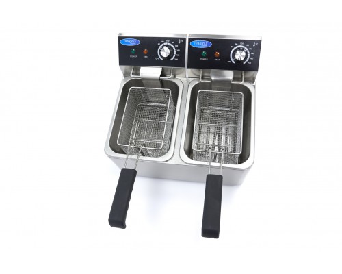 Deep Fryer - 2 x 4L - 2 Baskets - up to 1,5kg of Fries