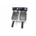 Deep Fryer - 2 x 4L - 2 Baskets - up to 1,5kg of Fries