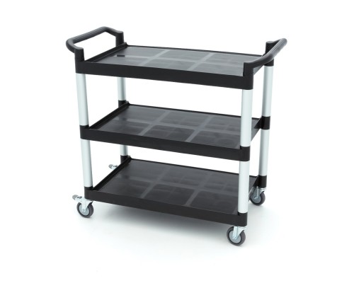 Serving Trolley – 3 Plastic Shelves – 103 x 50,5cm