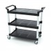 Serving Trolley – 3 Plastic Shelves – 103 x 50,5cm