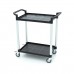 Serving Trolley – 2 Plastic Shelves – 86,5 x 42,5cm