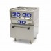 Commercial Grade Stove - 4 Burners - Electric - Double Unit - 60cm Deep - with Oven