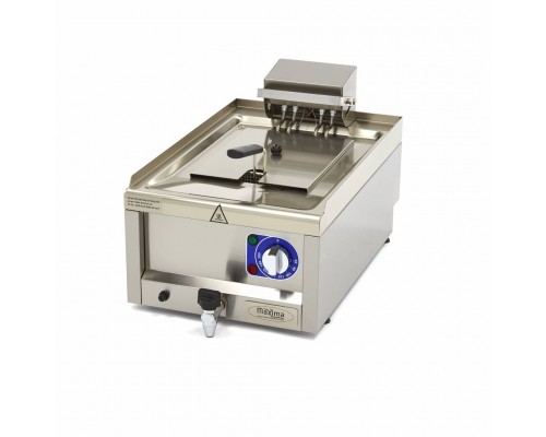 Deep Fryer - 10L - 1 Basket - with Drain Tap - 400V