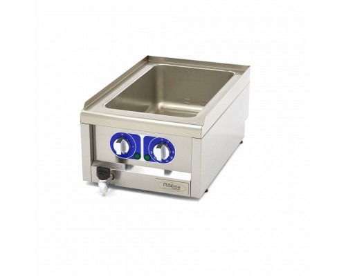 Bain Marie - Single Unit - 60cm - with Drain Tap - Electric