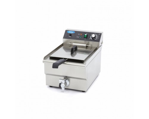 Deep Fryer - 16L - 1 Basket - with Drain Tap