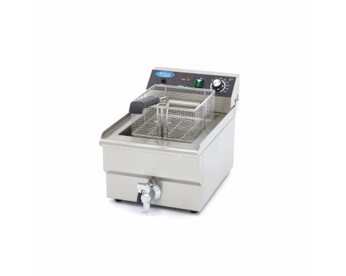 Deep Fryer - 16L - 1 Basket - with Drain Tap