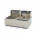 Deep Fryer - 2 x 6L - 2 Baskets - up to 2,4kg of Fries