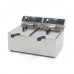 Deep Fryer - 2 x 11L - 2 Baskets - up to 2,8kg of Fries