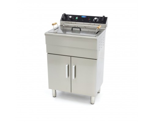 Deep Fryer - 30L - 1 Basket - with Drain Tap and Stand