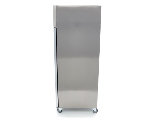 Fridge - 600L - 3 Adjustable Shelves (2/1GN) - Stainless Steel - with Glass Door