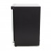 Fridge - 200L - Black - with Glass Door