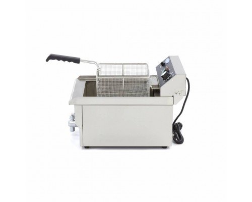 Deep Fryer - 16L - 1 Basket - with Drain Tap