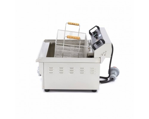 Deep Fryer - 30L - 1 Basket - with Drain Tap