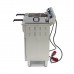 Deep Fryer - 2 x 16L - 2 Baskets - with Drain Tap and Stand - 400V