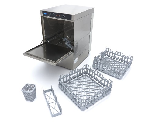 Undercounter Dishwasher - 40 x 40cm - with Rinse Aid Pump - 230V