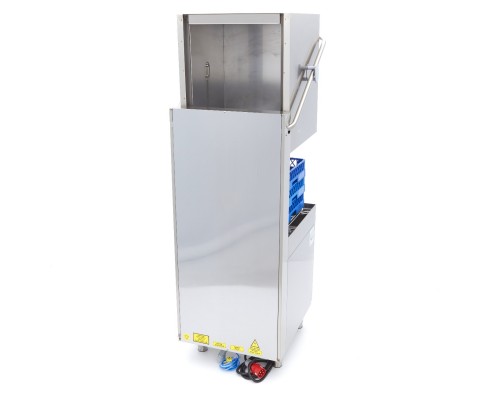 Pass Through Dishwasher - 50 x 50cm - With Rinse Aid and Soap Pumps - Digital Display - 400V