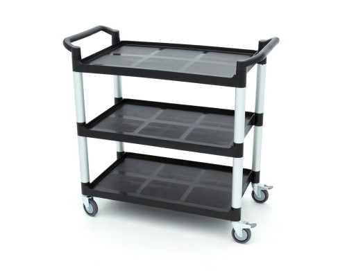 Serving Trolley – 3 Plastic Shelves – 103 x 50,5cm