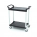 Serving Trolley – 2 Plastic Shelves – 86,5 x 42,5cm