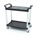 Serving Trolley – 2 Plastic Shelves – 103 x 50,5cm