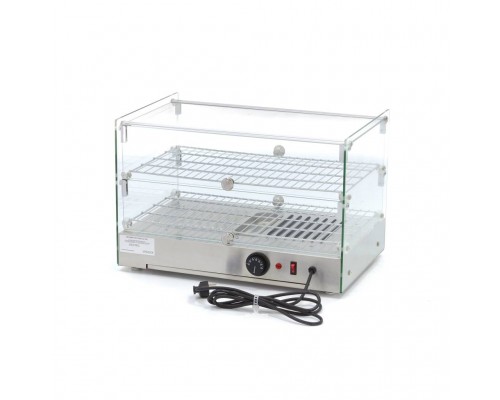 Heated Food Display - 50L - 55cm - 2 Shelves