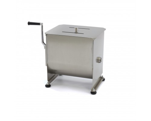 Meat Mixer - 30L - 25kg Meat - Single Axle - Manual