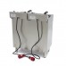 Deep Fryer - 2 x 16L - 2 Baskets - with Drain Tap and Stand - 400V