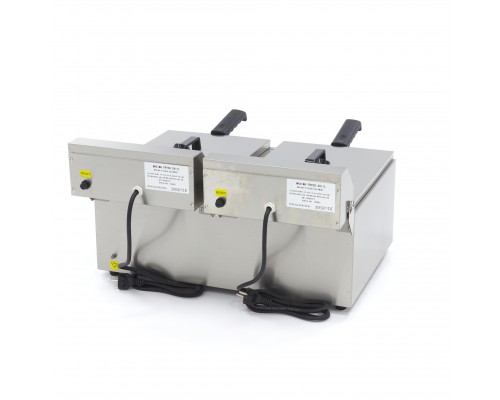 Deep Fryer - 2 x 11L - 2 Baskets - up to 2,8kg of Fries