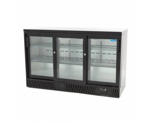 Drinks Fridge - 3 Sliding Doors - 6 Adjustable Shelves