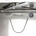 Glass Washer - 35 x 35cm - with Drain, Rinse Aid and Soap Pump