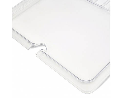 Gastronorm Lid - 1/1 GN - Polycarbonate - with Recess