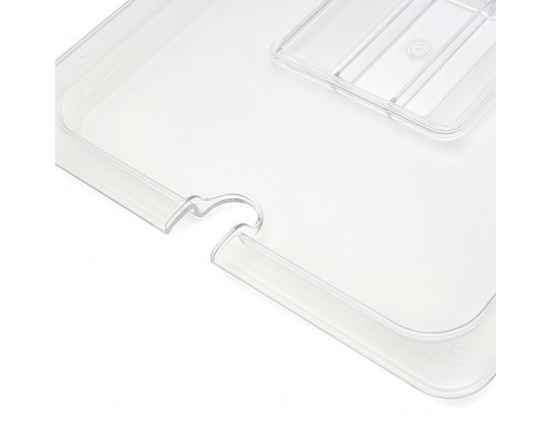 Gastronorm Lid - 1/2 GN - Polycarbonate - with Recess