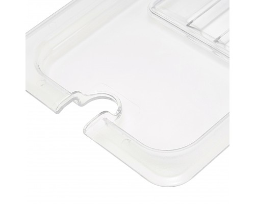 Gastronorm Lid - 1/3 GN - Polycarbonate - with Recess