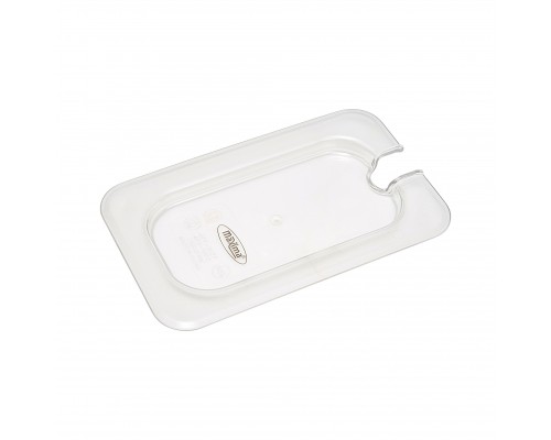 Gastronorm Lid - 1/9 GN - Polycarbonate - with Recess