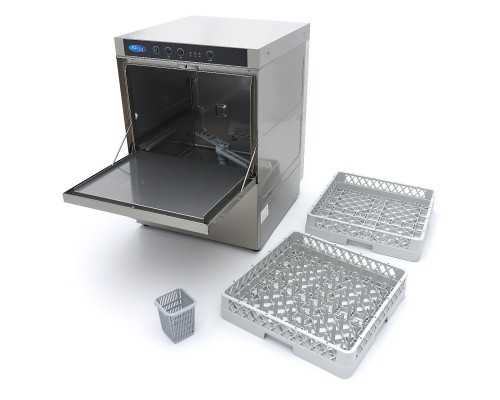 Undercounter Dishwasher - 50 x 50cm - with Drain, Rinse Aid and Soap Pumps - 230V