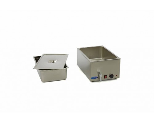 Bain Marie - ar krānu - iekļauts 1/1 GN komplekts - Elektrisks