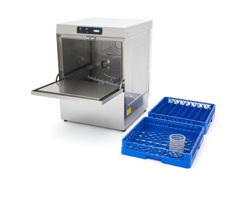 Undercounter Dishwasher - 50 x 50cm - with Drain, Rinse Aid and Soap Pump - Digital Display - 230V