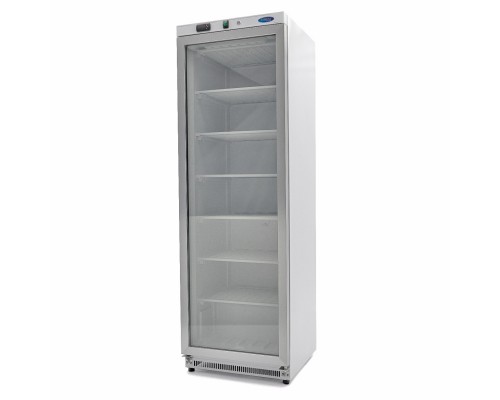 Freezer - 400L - White - with Glass Door