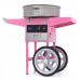 Candy Floss Machine – Ø 52cm – Pink – with Cart