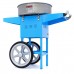 Candy Floss Machine – Ø 52cm – Blue – with Cart