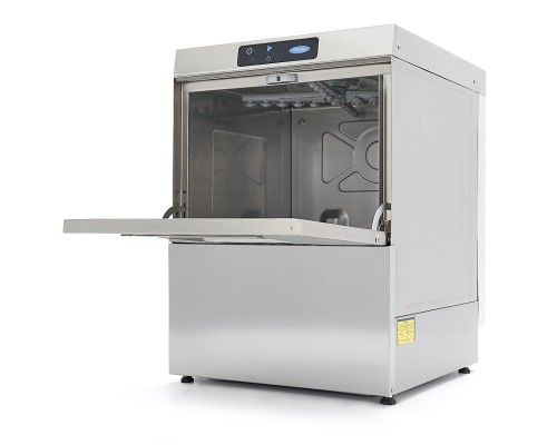 Undercounter Dishwasher - 50 x 50cm - with Drain, Rinse Aid and Soap Pump - Digital Display - 400V