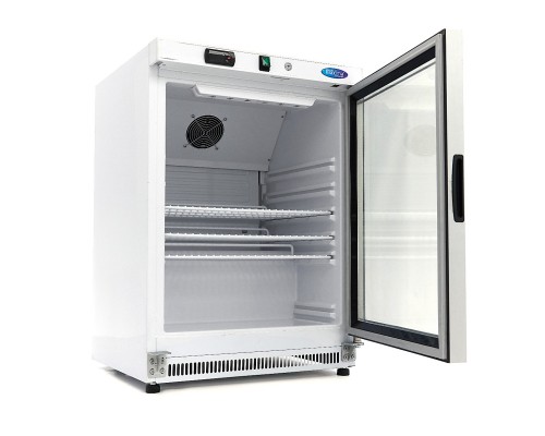 Fridge - 200L - White - with Glass Door